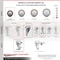 Service Caster 3 Inch SS Maroon Polyurethane Swivel 3/8 Inch Threaded Stem Caster Set Brake SCC SCC-SSTS20S314-PPUB-MRN-TLB-381615-4 - alternate 4